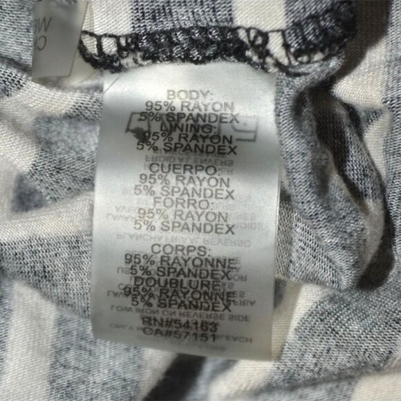 Cool Calvin Klein Ladies Black Striped Sleeveless Long Maxi Dress Size L 16-18 - Picture 8 of 9